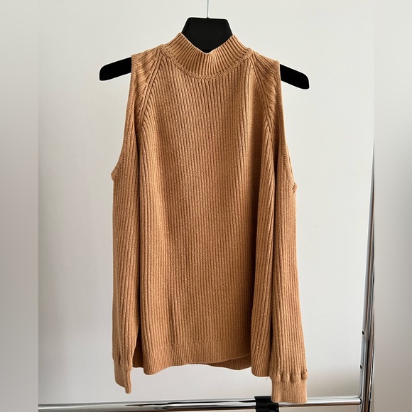 DIVIDED Shoulder Cut Long Sleeve Sweater - Picture 1 of 4